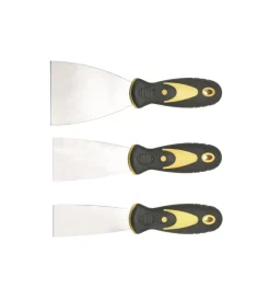 Utensili Edili- Set spatole in acciaio inox 3 pz.