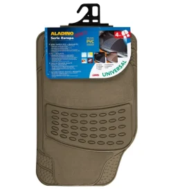 Discount Set tappeti per auto aladino edition 2 serie tappeti universali 4 pezzi - beige 26910 Auto Interno