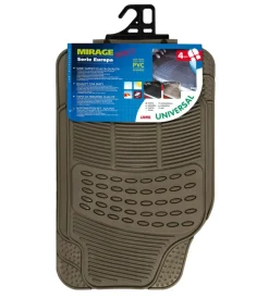 Auto Interno-Lampa Set tappeti per auto mirage edition 2 serie tappeti universali 4 pezzi - beige  26908