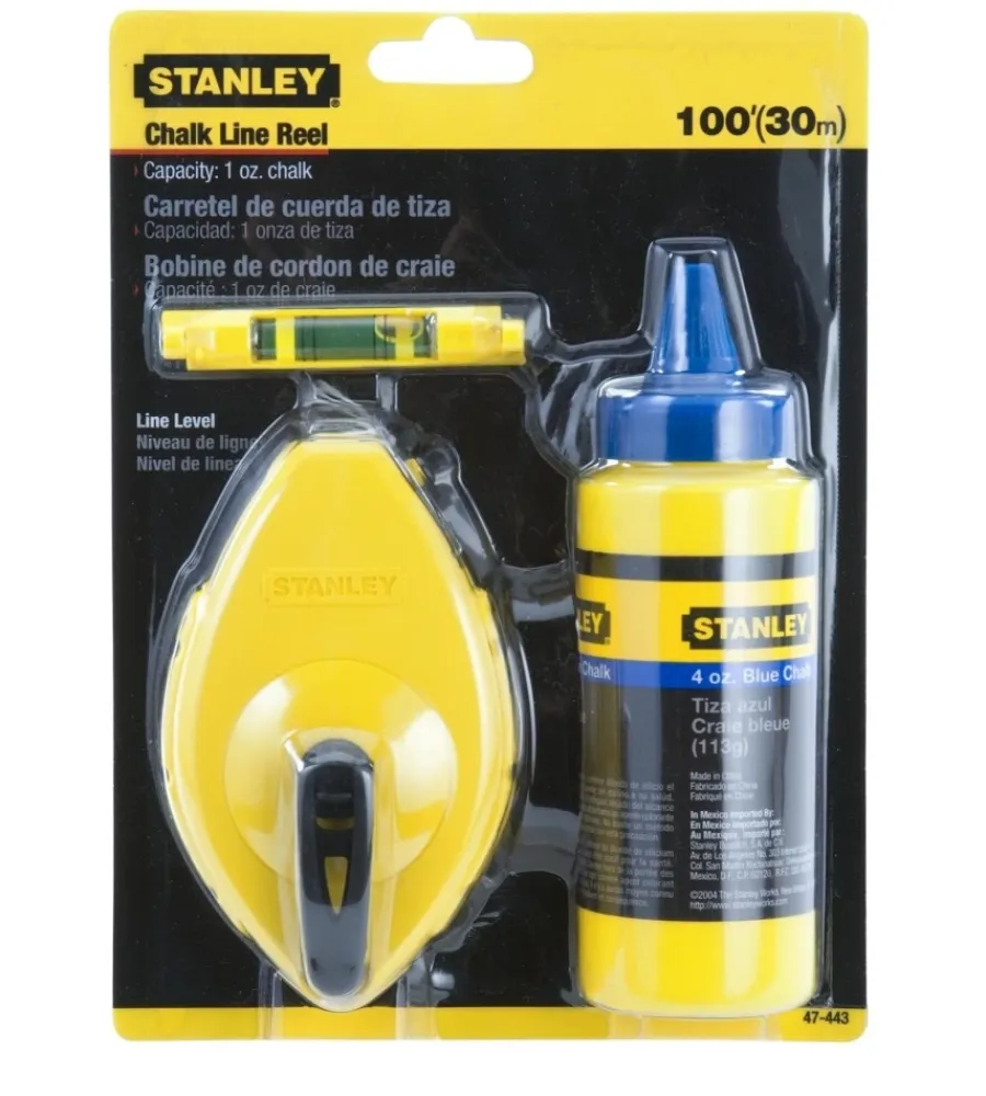 Strumenti Di Misurazione-Stanley Set tracciatore 30m e polvere - .