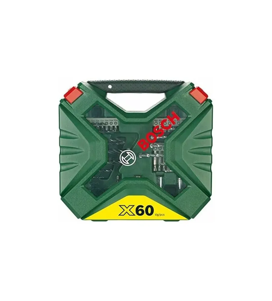 Bosch Trapani E Avvitatori|Set valigetta punte e bit avvitamento "x-line classic" 60 pezzi