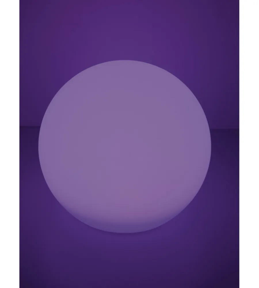 Illuminazione Per Esterno- Sfera da giardino led solare "geco" 40cm, 1,5w