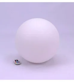 Illuminazione Per Esterno|Sfera decorativa da esterno luminosa ed rgb ricaricabile 40x40x39 cm