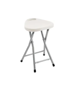 Accessori Bagno|Sgabello bianco