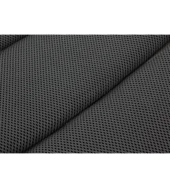 Clearance Sgabello "aravel 3d stool" in alluminio e 3durafeel nero 27x40x45 cm Campeggio