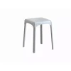 Clearance Sgabello da bagno quadrato, bianco Accessori Bagno