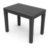 Best Sgabello da esterno "timor" in polipropilene effetto legno antracite 60x38,5x45 cm Mobili Da Giardino E Accessori
