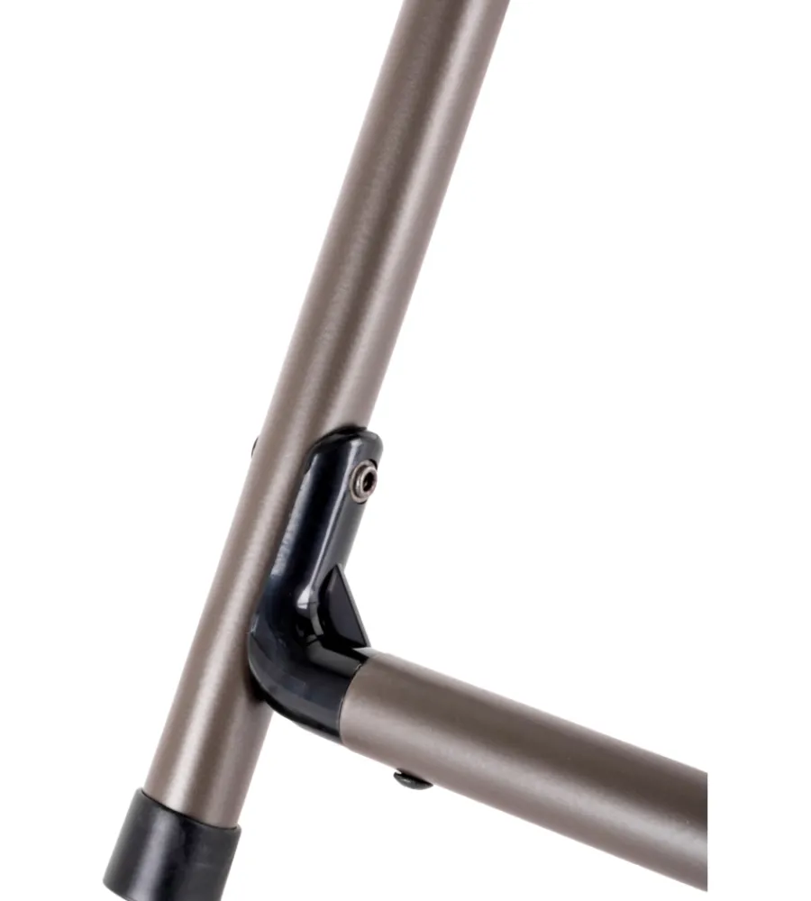 Campeggio-Brunner Sgabello pieghevole da campeggio "phantom stool" in alluminio e licotex grigio 27x40x45 cm