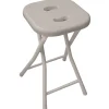 Accessori Bagno- Sgabello richiudibile colore tortora.