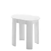 Accessori Bagno- Sgabello tetra bianco