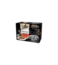 Alimenti Umido Gatto|Sheba - multipack umido per gatti in salsa 12 pz