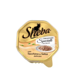 Alimenti Umido Gatto|Sheba creazioni speciali in salsa con delizioso tacchino