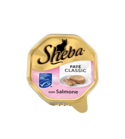 Discount Sheba pate' classico con salmone Alimenti Umido Gatto