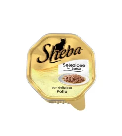 Alimenti Umido Gatto- Sheba selezione in salsa con gustoso agnello e pollo