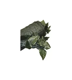 Reti, Recizioni E Cancelli Per Giardino- Siepe artificiale essenza in pvc con foglie lauro e rete ombreggiante 300x100 cm