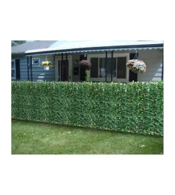 EuroGarden Reti, Recizioni E Cancelli Per Giardino|Siepe artificiale in pvc "lauro" 1,5x3 metri