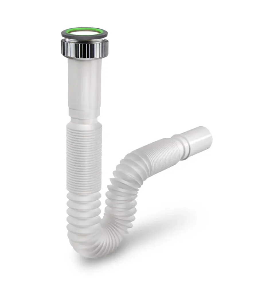 Kam Rubinetti Vari|Sifone esterno per fontane da giardino in pvc allungabile da 1"1/4