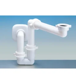 Sifoni|Sifone "lira" per lavabo 1 1/4" in plastica, per bagno