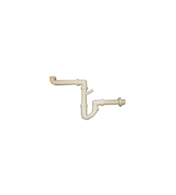 Sifoni- Sifone salvaspazio a “s” 1 vasca 1 1/2" x 40 mm., per cucina