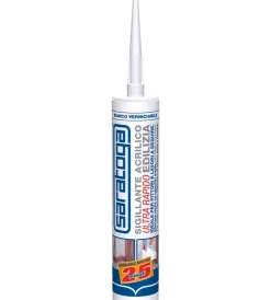 Siliconi E Sigillanti-Saratoga Sigillante acrilico ultra rapido  bianco 300 ml - .