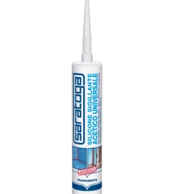 Hot Silicone acetico trasparente 280 ml - . Siliconi E Sigillanti