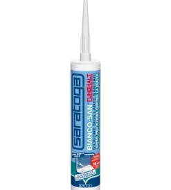 Saratoga Siliconi E Sigillanti|Silicone sigillante "biancosan" bianco 310 ml - .