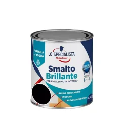 Discount Smalto acqua brillante 0,5 lt. nero Smalti All' Acqua