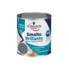 Smalti All' Acqua- Smalto acqua brillante 0,5 lt. grigio scuro