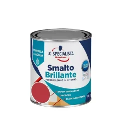 Discount Smalto acqua brillante 0,5 lt. rosso Smalti All' Acqua