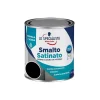 Smalti All' Acqua|Smalto acqua satinato 0,5 lt. nero