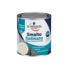 Smalti All' Acqua- Smalto acqua satinato 0,5 lt. bianco ghiaccio