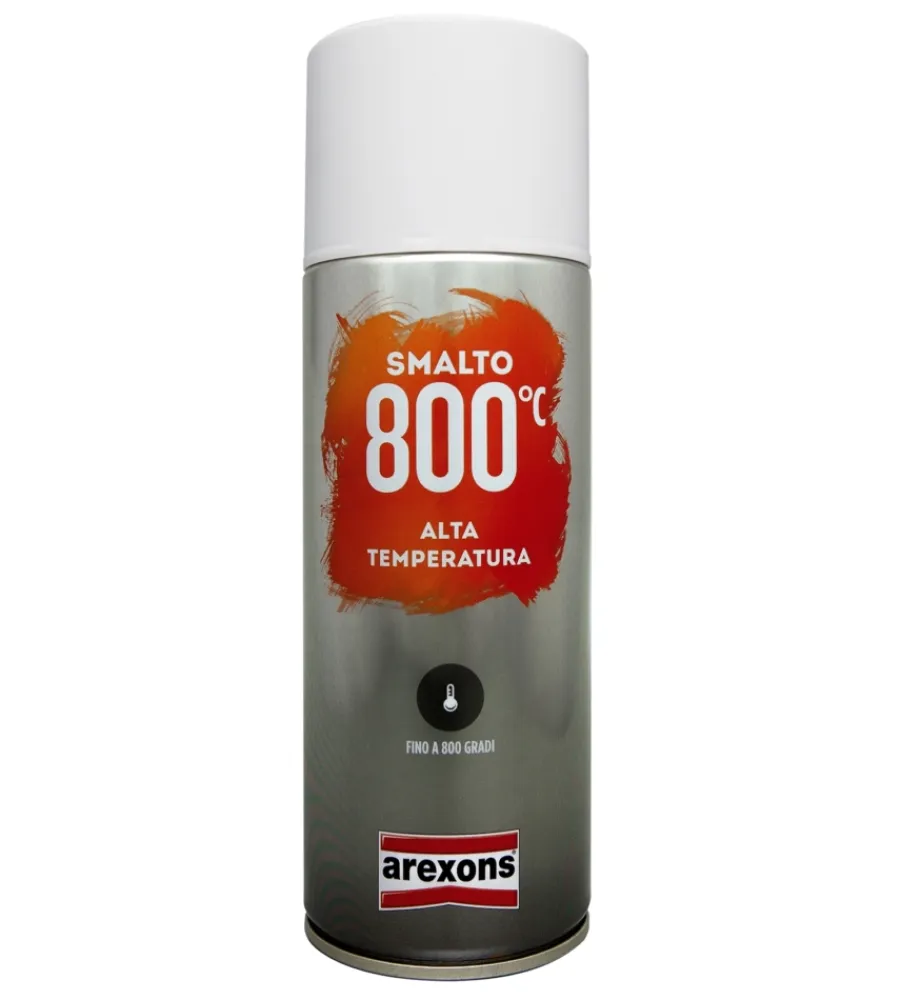Vernici Spray-Arexons Smalto acrilico alta temperatura nero ml400