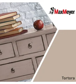 Max Meyer Smalti All' Acqua|Smalto all'acqua acril-poliuretanico "brillante" colore tortora, 125 ml