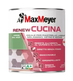 Clearance Smalto all'acqua cucina "renew" verde 0,75 lt Smalti Speciali
