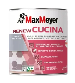 Smalti Speciali-Max Meyer Smalto all'acqua cucina "renew" grigio 0,75 lt