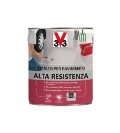 Smalti Speciali-V33 Smalto pavimenti alta resistenza - rosso mattone - litri 2,5