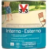 V33 Smalti Speciali|Smalto per pavimenti interno - esterno all'acqua - bianco - 0,5 litri