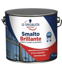Smalti A Solvente- Smalto solvente brillante 2 lt. bianco
