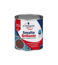Hot Smalto solvente brillante 0,5 lt. marrone Smalti A Solvente