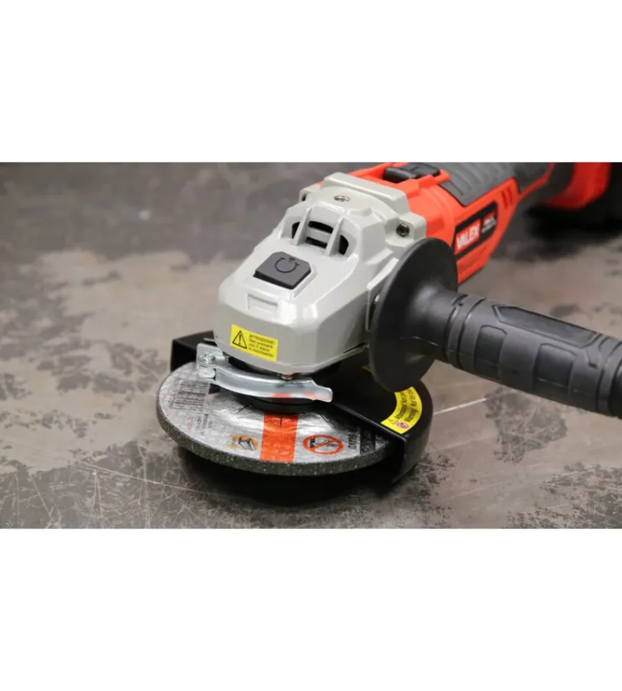 Valex Smerigliatrici|Smerigliatrice angolare a batteria "m-sma1 18", con batteria da 3 ah e caricabatterie