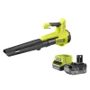 Sale Soffiatore a batteria con turbina jet "ry18blb-140" 18v, batteria 4ah inclusa Soffiatori E Aspiratori
