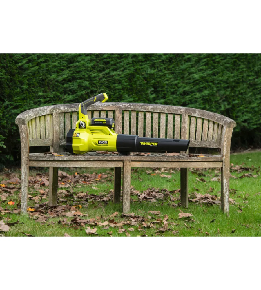 Soffiatori E Aspiratori-Ryobi Soffiatore a batteria con turbine jet "ry36blxa-140p" batterie incluse 2x4ah 36v