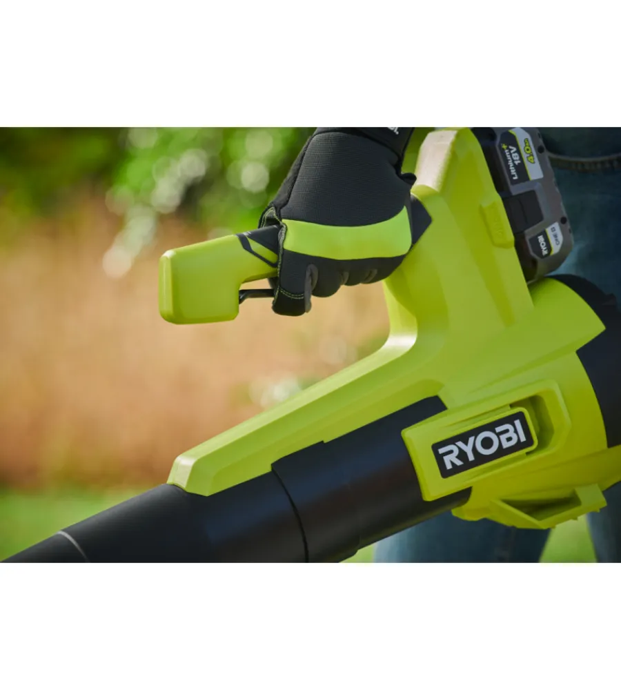 Soffiatori E Aspiratori-Ryobi Soffiatore a batteria "ry18blb-0" 18v solo corpo macchina