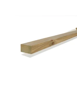 Reti, Recizioni E Cancelli Per Giardino- Sottolistello -b-  in pino impregnato spessore 42 mm - 70 x 2000 mm