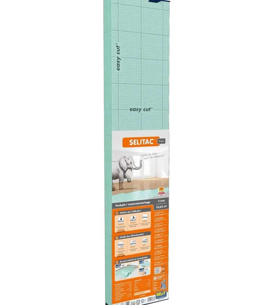 Sale Sottopavimento xps - spessore di 3 mm 10.63 mq Porte, Scale E Pavimenti