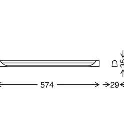 Illuminazione Per Interno- Sottopensile led bianco 57,4 cm, 8w