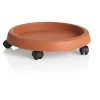 Coltivazione E Cura-Bama Sottovaso c ruote d. 30 terracotta