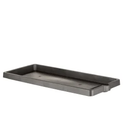 New Sottovaso in resina con decoro effetto legno, 80 cm Coltivazione E Cura
