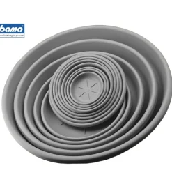 Coltivazione E Cura-Bama Sottovaso rotondo d. 26 grigio