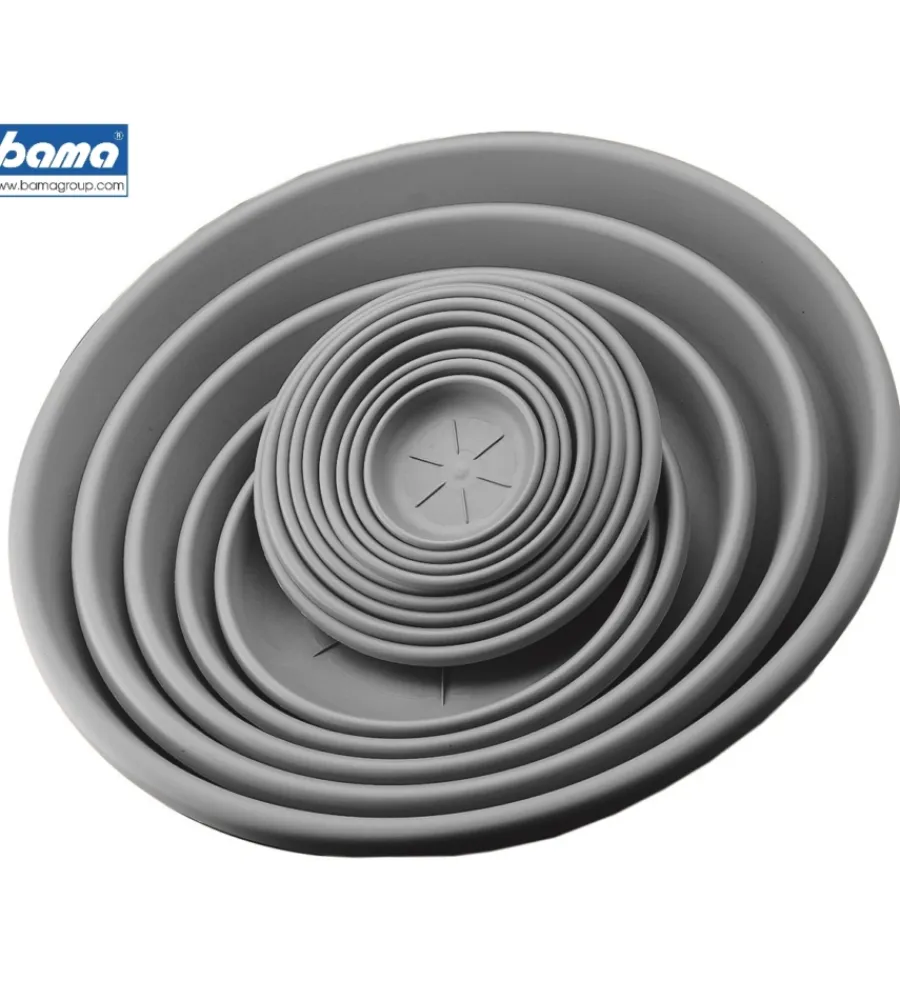 Coltivazione E Cura-Bama Sottovaso rotondo d. 26 grigio